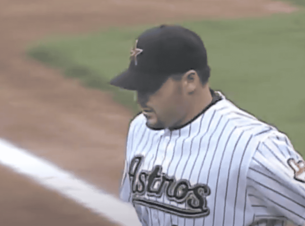 Image of Roger Clemens, a baseball superstar, reflecting on his controversial career.